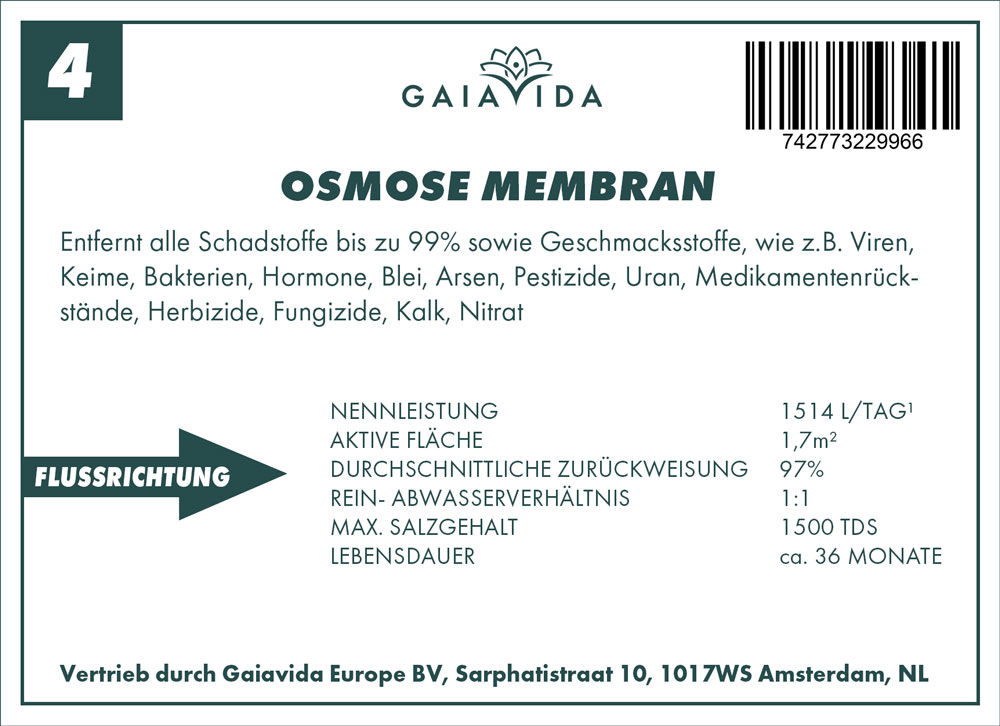 dhavita I Osmose Membran dhavita I Osmose Membran