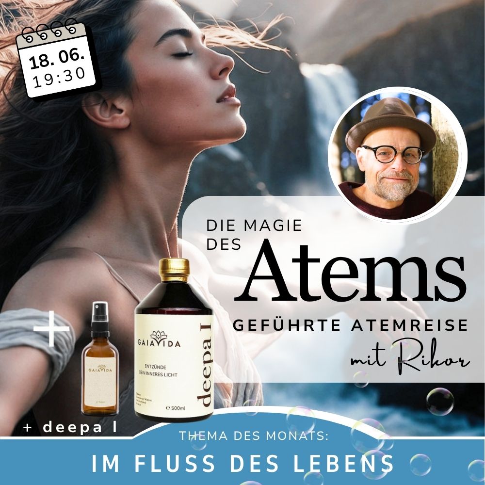 Atemreise + 1 Flasche deepa I + Sprühflasche